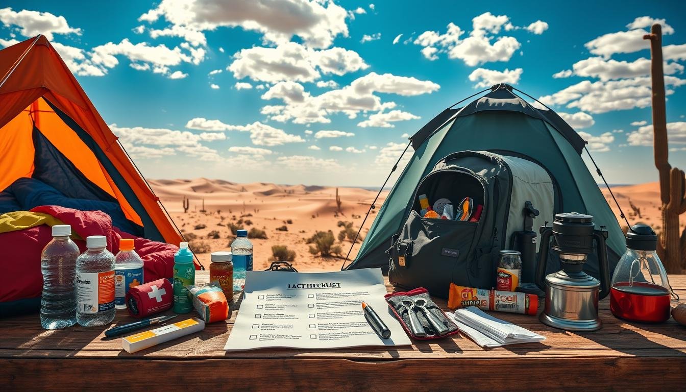 Desert camping essentials and tips