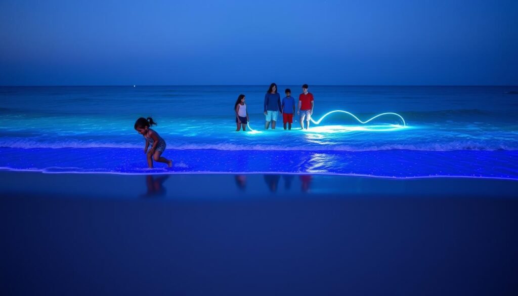 Bioluminescent beaches you can swim in