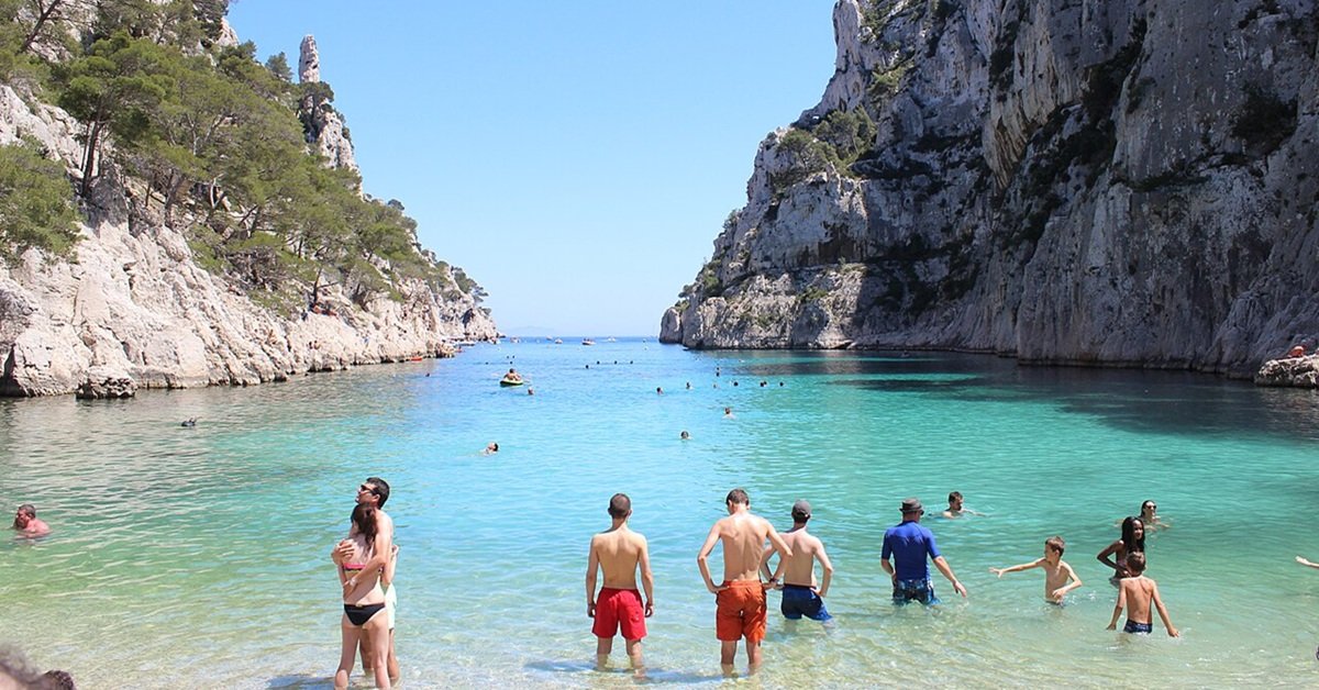 hidden beaches in the Mediterranean